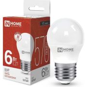 Лампа светодиодная LED-ШАР-VC 6Вт 230В Е27 4000К 570Лм IN HOME
