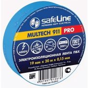 Лента изоляционная 'Safeline' 19/20 (синяя)