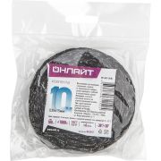 Изолента ОНЛАЙТ 61 152 OIT-H15-10/BL ХБ черная 100г 0,35х15мм 10м