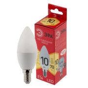 Лампа светодиодная LED 10 Вт 800Лм 2700К свеча теплый E14 220-240В LED B35-10W-827-E14 Red Line