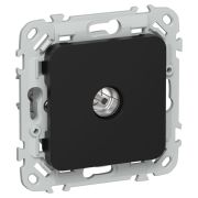FLITE Розетка TV экранированная проходная тип M РТВм-1-1-2-ФлЧ черный IEK