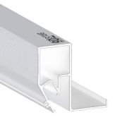 Профиль 8608 Брус 06 RAL 9016 белый 2,0 м