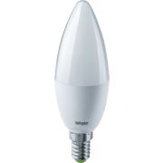 Лампа светодиодная LED 7вт E14 белый матовая свеча