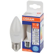 Лампа светодиодная свеча LED 7Вт Е27 4000К 600Лм 170-250В (замена 60Вт) OSRAM