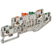 ARMAFIX Клемма пружинная Push-in CP-ML 2 ур. с ножевым размыкателем 2,5мм2 серая IEK