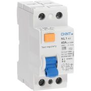 Выключатель дифференциального тока NL1-63 2P 40А 30мА 6кА тип AC (DB) (R)
