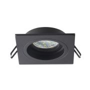 Светильник встраиваемый алюминиевый KL85 BK MR16/GU5.3 черный