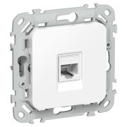 FLITE Розетка компьютерная RJ45 категория 6 UTP РК6-1-0-ФлБ белый IEK