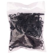 Дюбель-хомут для плоского кабеля черный PCD-F 06x12-45-100BL PA6.6 Jazzway (100 шт/уп) Jazzway