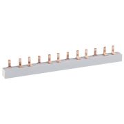 Шина соединительная PIN штырь 1Р 63А 22 см 12 модулей NO-224-616