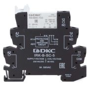 Реле интерфейсное, 1CO, коммутируемый ток 6 А, AgSnO, напряжение 230V AC/DC, винтовые клеммы