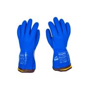 Перчатки Полюс-Т PVC1380BR-T (акриловые, утепленные, МБС, К80, Щ50, с полным пвх обливом, манжет крага, съемный утеп.вкладыш) размер 9 SCAFFA