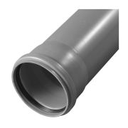 Труба канализационная 32x1000 мм, толщина 1.8, PP однораструбная, серая