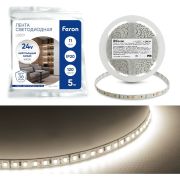 Лента светодиодная 11Вт/м 24В 4000К IP20 120LED/м LS501
