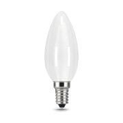 Лампа светодиодная филаментная LED 5 Вт 420 лм 2700К свеча теплый E14 AC 220В матовая колба Black Filament
