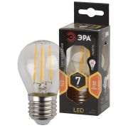 Лампа светодиодная декоративная LED 7 Вт 910Лм 2700К шар, филамент теплый E27 230В F-LED P45-7W-827-E27