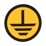 Знак безопасности ''Земля'' (круглый) d=20мм