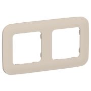 FLITE ARTISTIC Рамка 2-местная РУ-2-А-ФлЛ льняной IEK