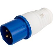 Вилка 013 2Р+РЕ 16А 220В IP44 TDM