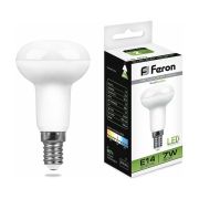 Лампа светодиодная LED зеркальная 7вт Е14 R50 белый