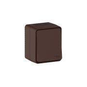AtlasDesign PROFI IP54 О/У 1-клавишный ВЫКЛЮЧАТЕЛЬ 10 АХ, КОРИЧНЕВЫЙ