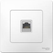 BLANCA скрытой установки розетка компьютерная RJ45, белый