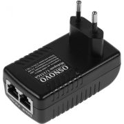Инжектор PoE 1хRJ45 10/100 Мб/с, 802.3af, до 15.4 Вт, AC 220В, DC 48В