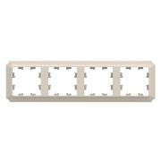 ATLASDESIGN ANTIQUE 4-постовая рамка, универсальная, БЕЖЕВЫЙ