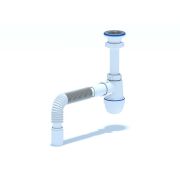 Сифон для мойки АНИ Грот 1 1/2'X40 с гибкой трубой 40х40/50