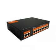 Коммутатор управляемый L2 с обл. упр. 8х1Гбит/с (RJ45 с PoE+) 2х1Гбит/с (RJ45) Uplink 120Вт