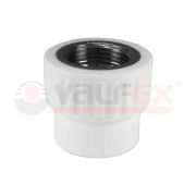 Муфта комбинированная 25x3/4' ВР полипропиленовая PPR белая