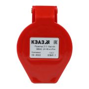 Розетка 214-16А-6h-380AC-3P+PE-IP44