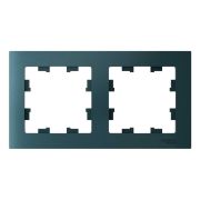 Рамка двухпостовая ATLASDESIGN универсальная изумруд