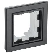BRITE Рамка 1 пост IP44 РУ-1-БрЧ-44 черный