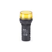 Лампа коммутационная ЛК-22 ADDS диам. 22мм LED желтая 220В AC/DC