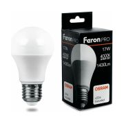 Лампа светодиодная LED 17вт Е27 белый .PRO