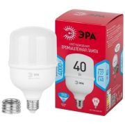 Лампа светодиодная LED 40 Вт 3900Лм 4000К T100 нейтральный E27/E40 (переходник) 150-275В LED POWER T100-40W-4000-E27/E40 Red Line