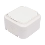 Розетка брызгозащищенная наружная IP54