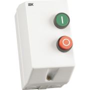 Пускатель магнитный КМИ 18А катушка управления 220В АС IP54 с кнопками П+С РТИ-1321