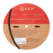 Трубка термоусаживаемая ТУТ нг 20/10 черная рулон PROxima