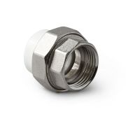 Муфта разъемная 32x3/4' ВР полипропиленовая PPR американка, белая