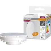Лампа светодиодная LED 8 Вт GX53 3000К 640Лм таблетка 220 В (замена 60Вт) OSRAM