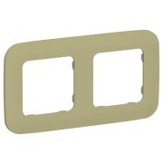 FLITE ARTISTIC Рамка 2-местная РУ-2-А-ФлО оливковый IEK