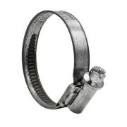 Хомут червячный 25-40/9 W1 оцинкованная сталь 1Л 25-40-7 ГОСТ 28191-89