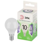 Лампа светодиодная LED 10 Вт 1000Лм 6500К шар холодный E14 220-240В LED P45-10W-865-E14 Green Line