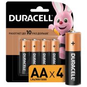 Элемент питания LR6 AA-4BL BASIC NEW Duracell