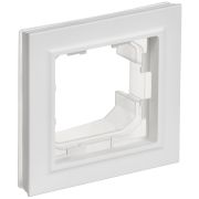 BRITE Рамка 1-местная IP44 РУ-1-БрАБ-44 арктический белый IEK