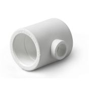 Тройник переходной 40x20x40 полипропиленовый PPR белый
