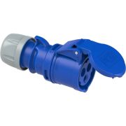 Розетка кабельная  32А/230V/1P+N+E/IP44
