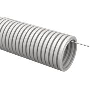 ELASTA Труба гофрированная ПВХ d=20мм с зондом (10м) IEK